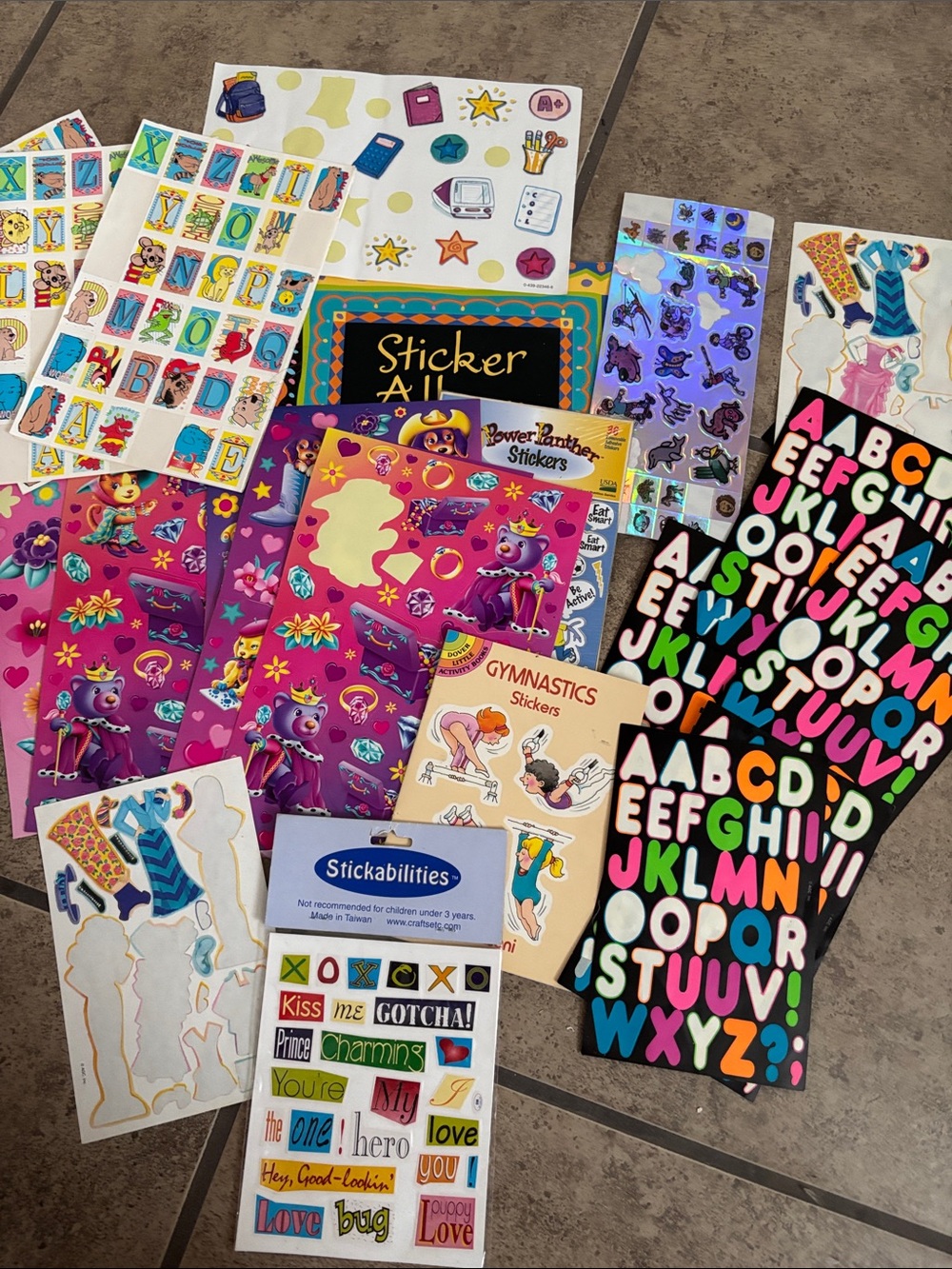 Vintage Sticker Collection